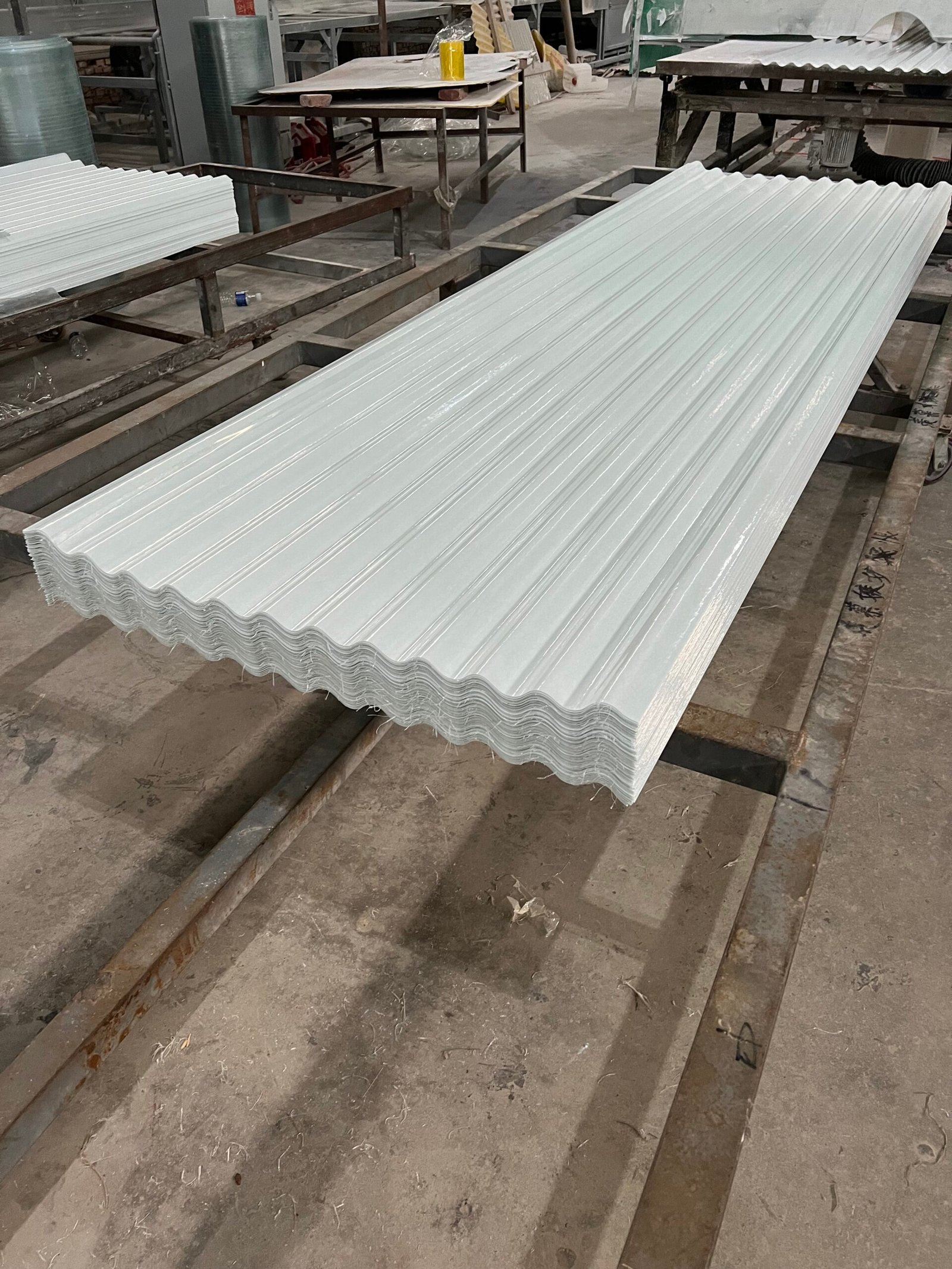 Fiberglass / FRP - Opaque FRP Roofing Sheet | Heavy-Duty Fiberglass Panels